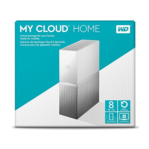 Western Digital WD My Cloud Home 8TB Network Personal Cloud Attached Storage